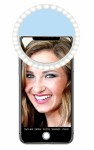 LAMPA DO SELFIE LED RING NA TELEFON + KABEL USB NIEBIESKA