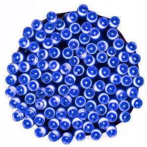 LAMPKI CHOINKOWE 300 LED ZEWNĘTRZNE STAŁE NIEBIESKIE BOŻE NARODZENIE