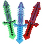 ŚWIECĄCY MIECZ MINECRAFT 62 CM Z DŹWIĘKEIM