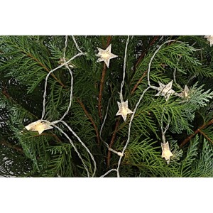 LAMPKI DEKORACYJNE GWIAZDKI KRYSTALICZNE 3M 20LED