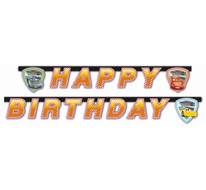 BANNER GIRLANDA URODZINOWA CARS 3 AUTA
