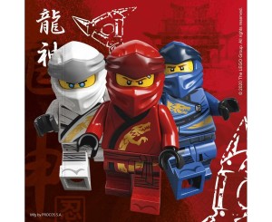 SERWETKI PAPIEROWE LEGO NINJAGO, 33x33 CM, 20SZT.