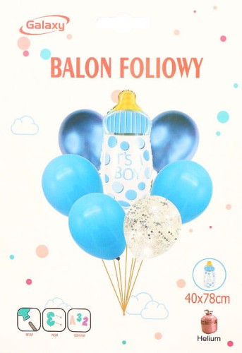 zestaw balonów it's a boy