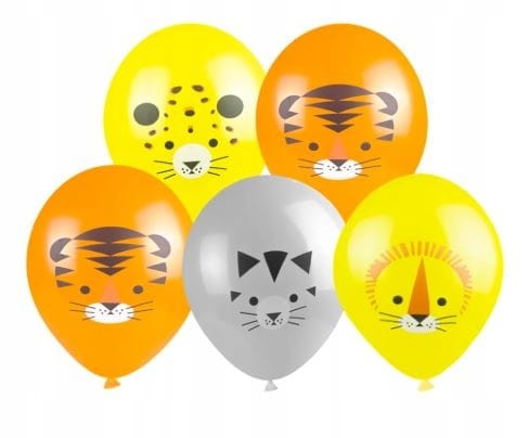 balony lateksowe ze zwierzątkami