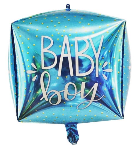 balon kwadrat baby boy