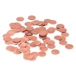 KONFETTI BŁYSZCZACE GOLD ROSE KÓŁKA 1,5CM,50GR