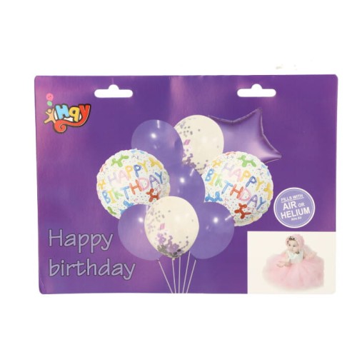 balony zestaw happy birthday