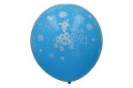 BALONY LATEKSOWE IT'S A BOY NIEBIESKIE Z ŻYRAFĄ 5SZT