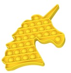 ZABAWKA SENSORYCZNA PUSH POP BUBBLE FIDGET UNICORN ZÓŁTY
