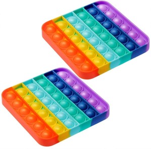 ZABAWKA SENSORYCZNA PUSH POP BUBBLE FIDGET KWADRAT