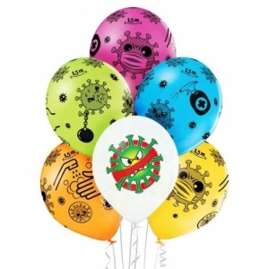 BALON BELBAL STOP THE VIRUS 6 SZT