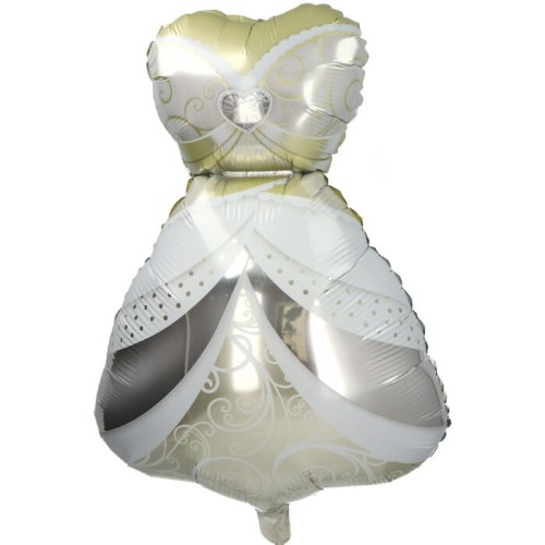 balon foliowy suknia ślubna
