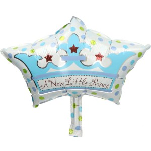 BALON FOLIOWY KORONA A NEW LITTLE PRINCE 36X39CM