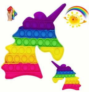 GNIOTEK UNICORN PUSH POP BUBBLE FIDGET