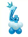 zestaw balony 14szt cyfra 4