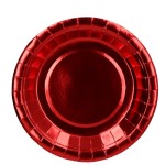 TALERZYKI PAPIEROWE CZERWONE 18CM 10SZT