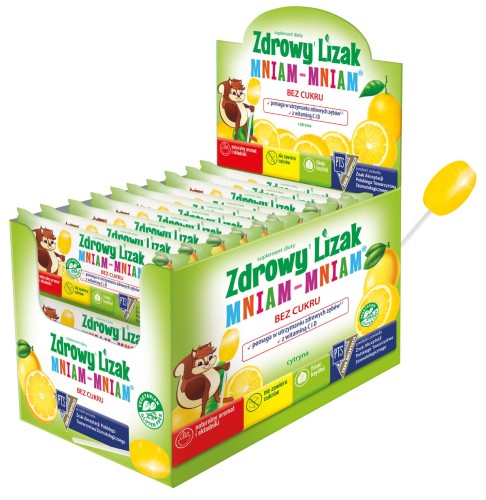 zdrowy lizak mniam mniam