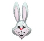 BALON FOLIOWY 14" RABBIT KRÓLIK SZARY