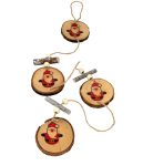 ZAWIESZKA DREWANIANA MIKOŁAJ NA BOŻE NARODZENIE 