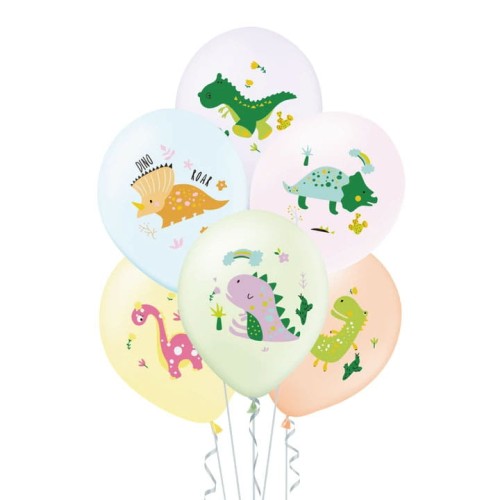 balony lateksowe dino