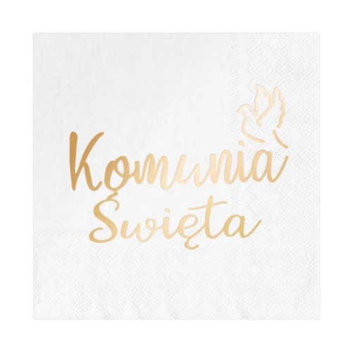 serwetki komunia świeta