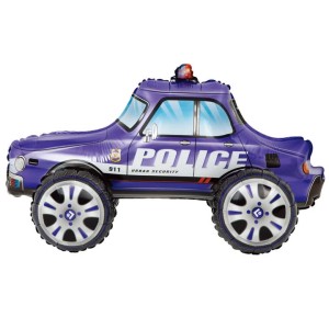 BALON AUTO POLICJA STOJĄCE 65X38CM