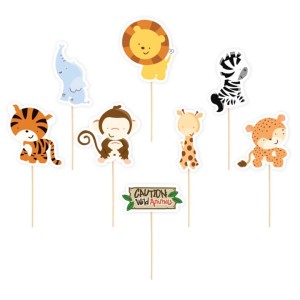 TOPPERY ZWIERZĄTKA ZOO 6SZT