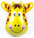 BALON FOLIOWY GŁOWA ŻYRAFY 46x63
