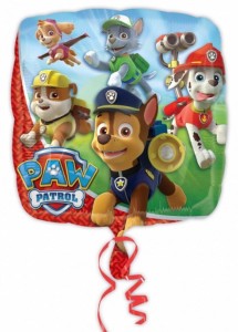 BALON 17" PSI PATROL KWADRAT 43CM