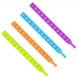 PUSH BUBBLE POP IT BRANSOLETKA NEON 12SZT