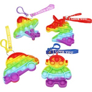 ANTYSTRESOWY PUSH POP BUBBLE FIDGET BRELOK