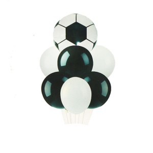 ZESTAW BALONÓW BALONY PIŁKA NOŻNA 7SZT