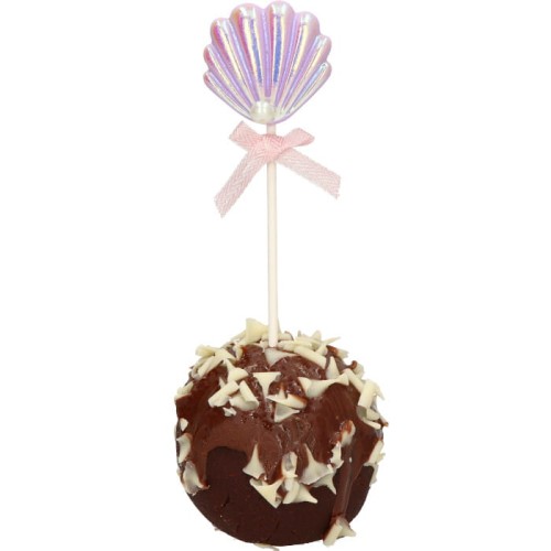 dekoracja muszelka fioletowa