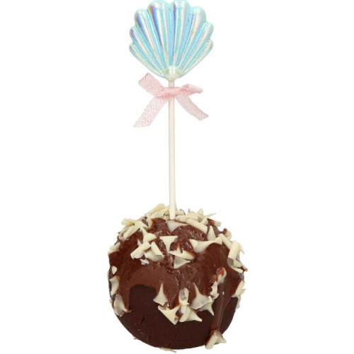 DEKORACJA TOPPER MUSZELKA ZIELONA