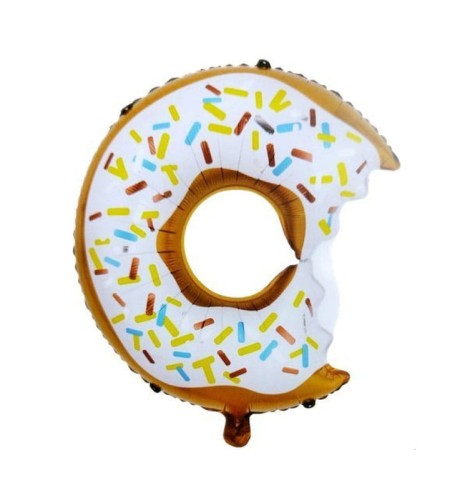 balon donut złoty