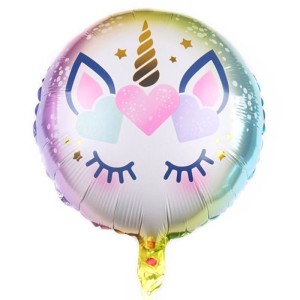 BALON FOLIOWY 18"JEDNOROŻEC SERCA