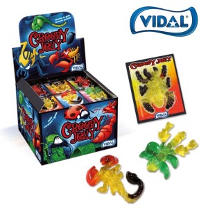 VIDAL CREEPY JELLY ŻELKI ROBAKI 11g 66szt