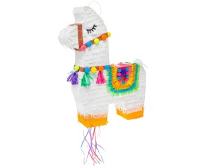 PINIATA NA KINDER BALE LAMA BIAŁA 45x36cm