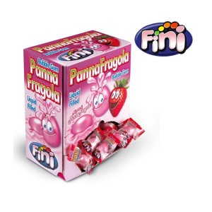 FINI PANNA FRAGOLA (200) GUMA DO ŻUCIA Z NADZIENIEM