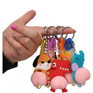 MOCHI SQUISHY BRELOK ZWIERZĄTKA Z ZAWIESZKĄ MIX 6SZT