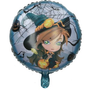 BALON FOLIOWY 18" NA HALLOWEEN WIEDŹMA