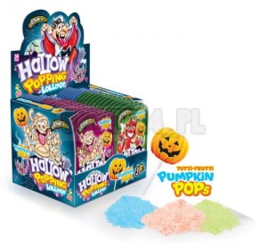 LIZAK DYNIA Hallow Popping  lizak z proszkiem Helloween 36szt