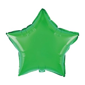 BALON FOLIOWY 18" GWIAZDKA GWIAZDA ZIELONA 45CM