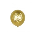 BALONY ZŁOTE NA 50 URODZINY