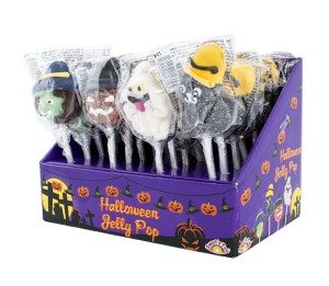 HALLOWEEN JELLY POP LIZAK 24SZT