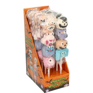 HALLOWEEN MALLOW STICK 12szt