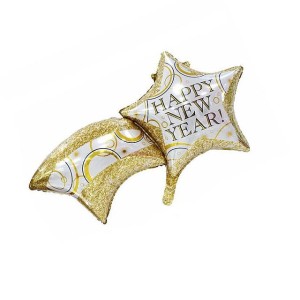 BALON FOLIOWY HAPPY NEW YEAR 105X49CM
