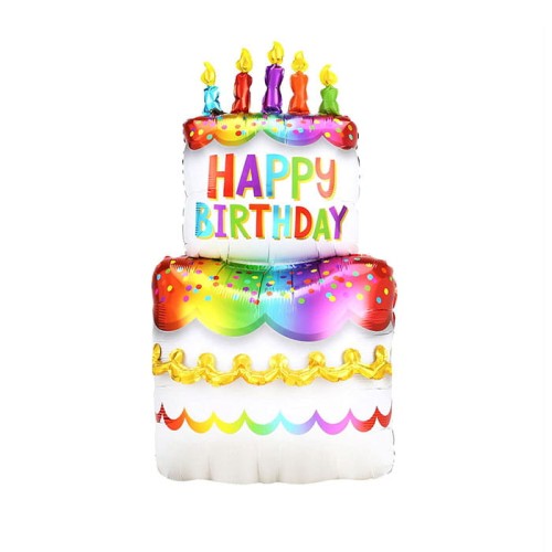 balon happy birthday tort