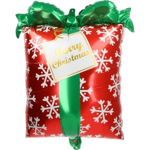 BALON 22"  ŚWIĄTECZNY PREZENT MERRY CHRISTMAS BOŻE NARODZENIE