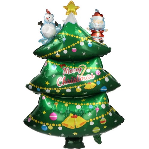 balon choinka merry christmas